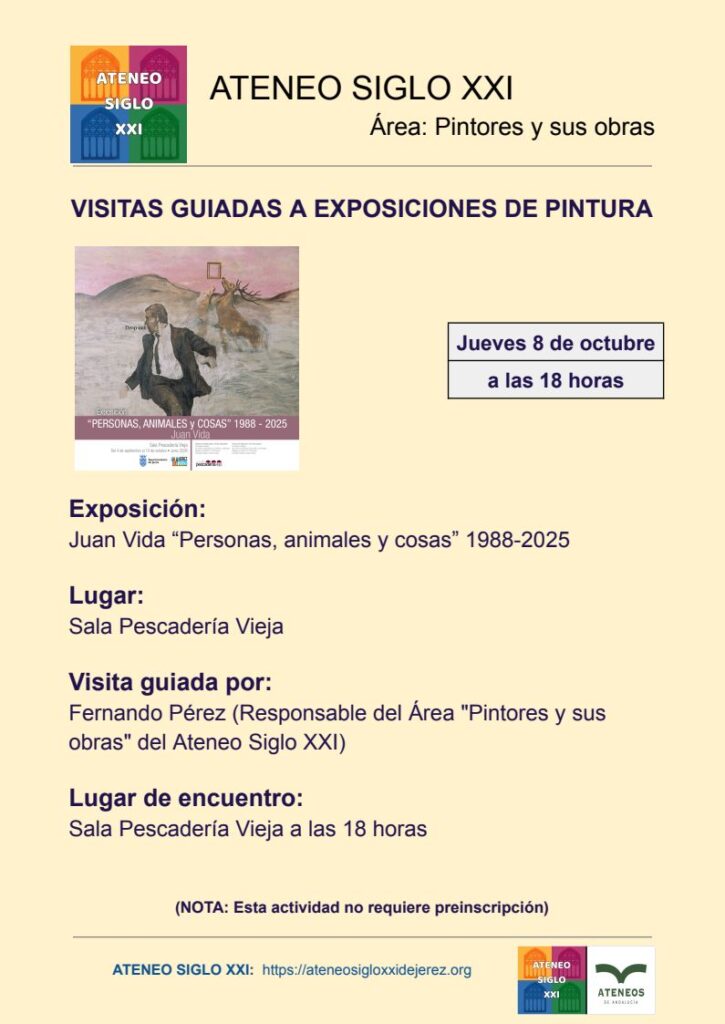 Visita guiada a Exposición de Pintura: Sala \"Pescadería Vieja\" - Juan Vida