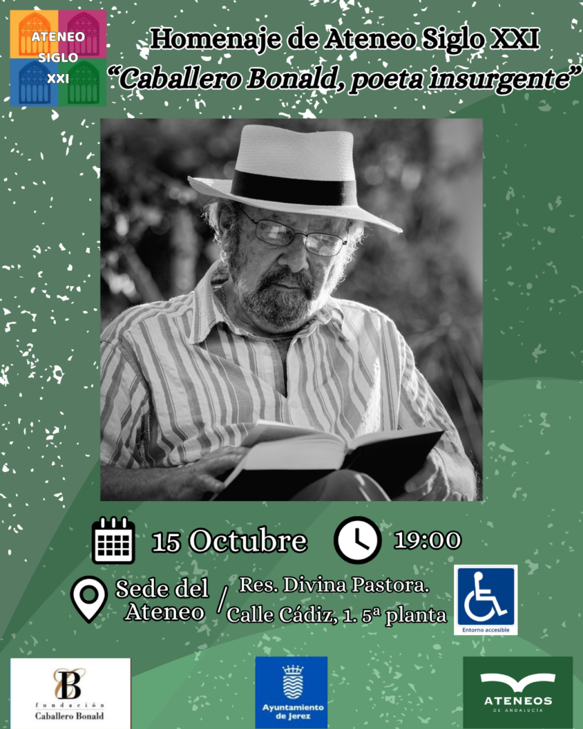 Homenaje del Ateneo: Caballero Bonald, poeta insurgente
